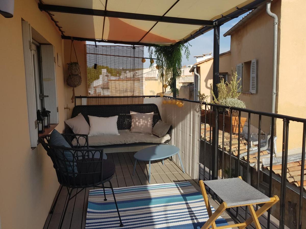 Appartement Beau duplex avec terrasse - Centre historique à Aix-en-Provence Extérieur photo