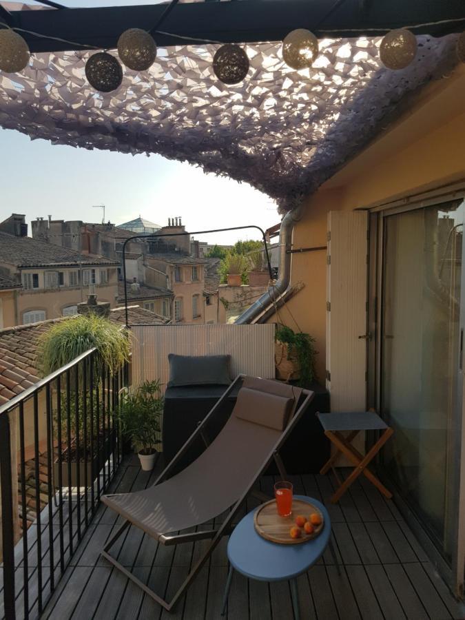 Appartement Beau duplex avec terrasse - Centre historique à Aix-en-Provence Extérieur photo